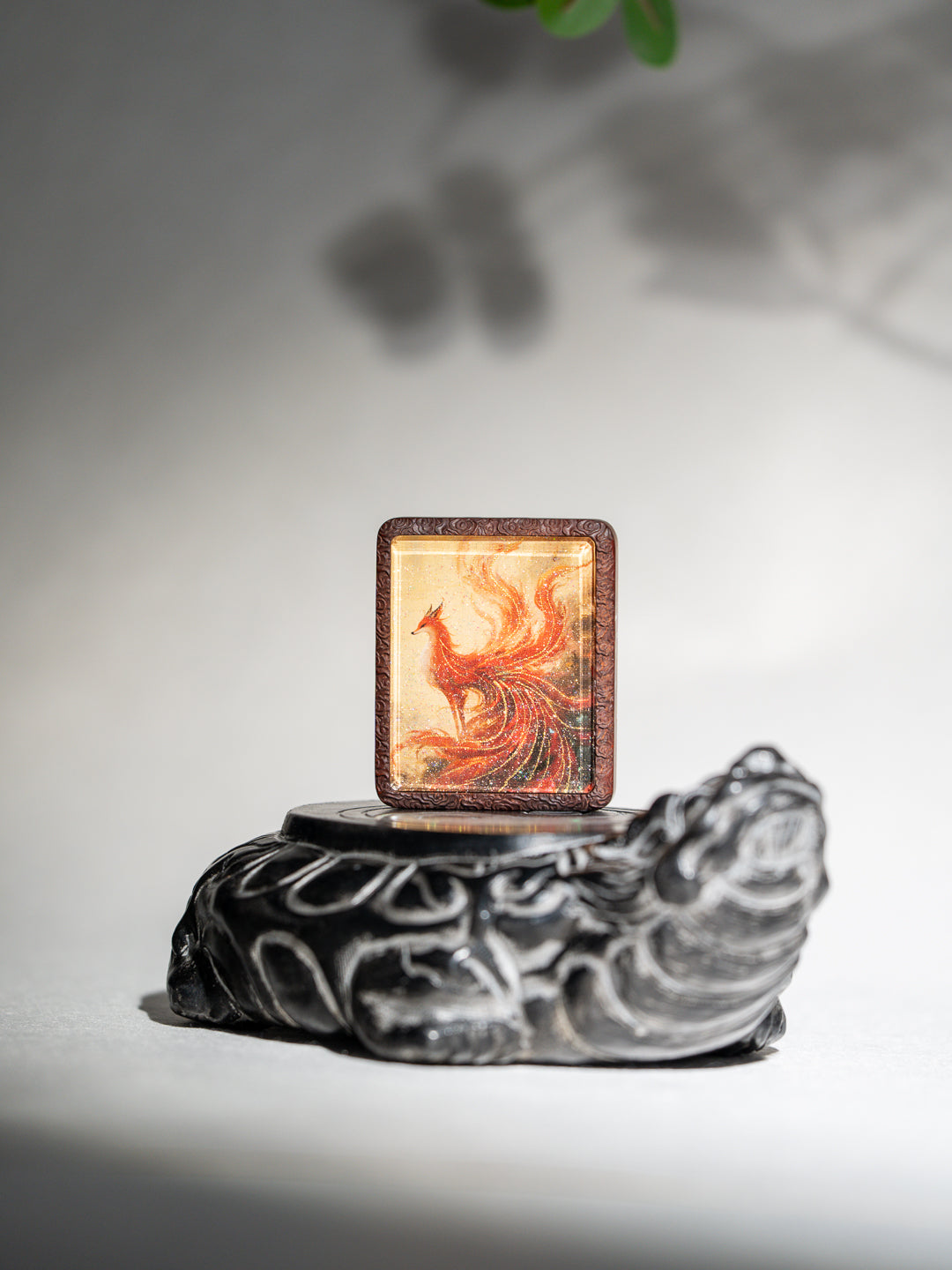 狐仙娘娘半手绘吊坠