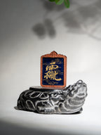 纯手绘 真武大帝 枣木外壳 吊坠唐卡