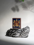 纯手绘 五雷f+五路f枣木外壳 吊坠唐卡