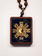 白鹤童子半手绘吊坠