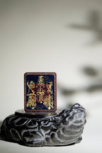 纯手绘 五雷f+五路f枣木外壳 吊坠唐卡